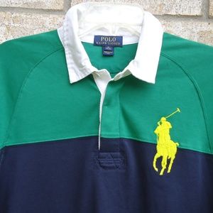 Boy's SIZE XL (18-20). Men's SIZE S. Polo by Ralph LAUREN collar shirt.